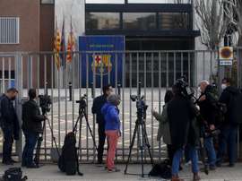 El Barcelona habló tras la detención de Bartomeu. EFE
