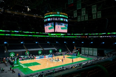 Cancha el los Boston Celtics, el TD Garden. EFE/EPA/CJ