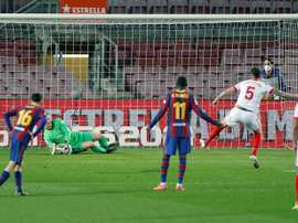 Ter Stegen evitó el protagonismo. EFE