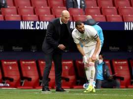 Zinedine Zidane a analysé la rencontre. EFE