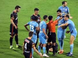 El Mumbai City se mete en la final de penalti. EFE/Indian Super League