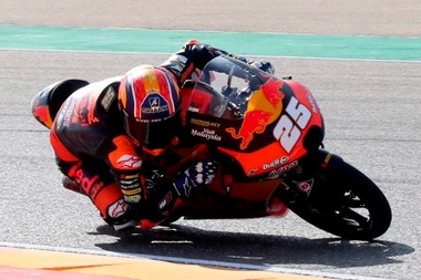 El piloto de Moto3 Raúl Fernández. EFE/Javier Cebollada/Archivo