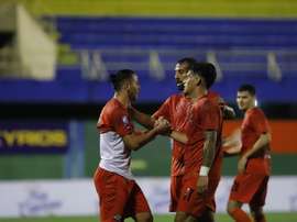 Libertad festejó con goles su corona. EFE