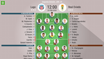 Djaló y Gerard Valentín, de inicio; Grippo y Coris son titulares