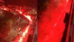 Nápoles, teñida de rojo para despedir a Maradona