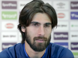 Emotional Andre Gomes. Everton