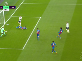 Nouveau doublé pour Gareth Bale contre Crystal Palace. Capture/DAZN