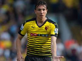 Berghuis, en un partido con el Watford. WatfordFC