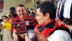 Bolsonaro acudió a ver a Flamengo ante CSA