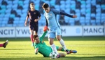 Guardiola no quiso perderse el duelo de la Youth League