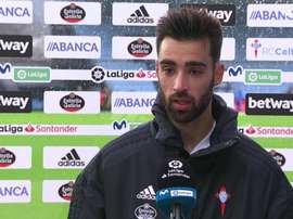 Brais marcó los dos goles del triunfo. Captura/Movistar