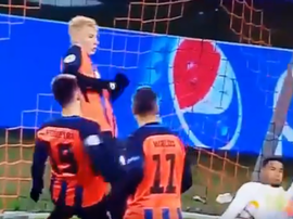 Bruno Peres salvó a la Roma del 3-1 en la última jugada. Captura