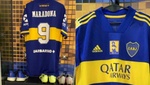 La histórica camiseta de Boca en homenaje a Maradona