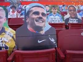 Griezmann e uma participação no Super Bowl 2021. Captura/AntoGriezmann