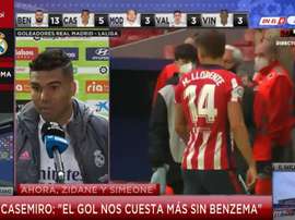 Casemiro falou sobre jogada polêmica. Captura/GOL