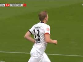 Hinteregger fez dois gols e colocou medo no Bayern. Captura/MovistarLigadeCampeones