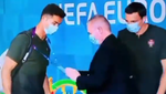 No reconoció a Cristiano... ¡y le pidió su acreditación!