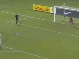 Qatar captain Nasser Abdulsalam saved the final spot kick. Twitter