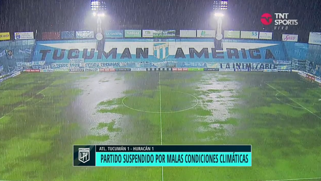 Suspendido El Atletico Tucuman Huracan Por La Intensa Lluvia Besoccer