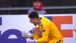 Matheus voló para parar el penalti de Hagi