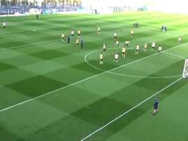 Mbappé marque un golazo à l'entrainement. Instagram/k.mbappe