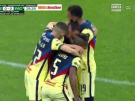 El América de Solari venció 2-0 al colista. Captura/TUDN