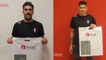 Los dos nuevos fichajes del 'Globo' posaron ante los medios