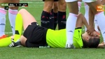 Un balonazo en la cara dejó fuera de juego a la árbitra del Real Madrid-Athletic