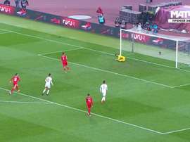 Mitrovic put his penalty over the bar. Twitter