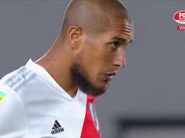 River perdió en casa 0-1 ante Argentinos Juniors. Captura/FozSports