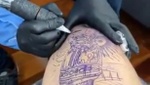 En la piel de Di María: el 'Fideo' se tatuó ¡la Copa América!