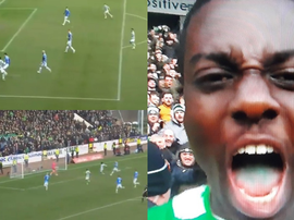 Weah revolucionó el partido. Capturas/SkySports