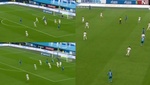 El golazo que le anularon a Malcom por fuera de juego milimétrico de Dzyuba