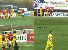 Le but d'anthologie en Biélorussie pour montrer que le football est toujours en vie. Capturas/BET365