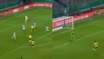 Taconazo de fantasía de Hazard para el gol más joven en la historia del Borussia
