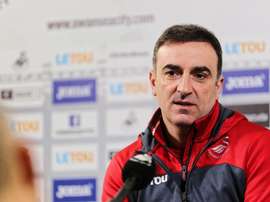 Carvalhal's Swansea were outclassed. Twitter