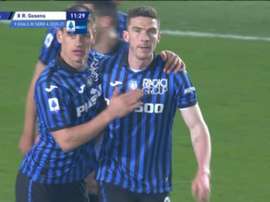 Alerta ao Real! A Atalanta passa do 1-1 ao 4-1 em dez minutos. Captura/MovistarLigaDeCampeones