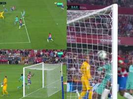 Grenade ouvre la marque contre le Barça... au bout de 64 secondes. Movistar+