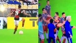 Michael provocó a Fluminense con un regate y se armó una pelea