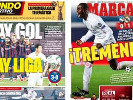 As capas da imprensa esportiva. MD/Sport