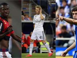 Collage de Vinicius Jr, Odegaard y Sergio Díaz. BeSoccer