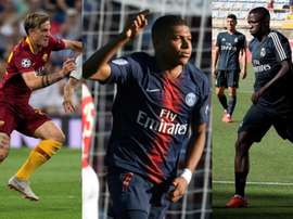 Zaniolo, Mbappé and Vinicius continue to fight for the award. AFP/EFE