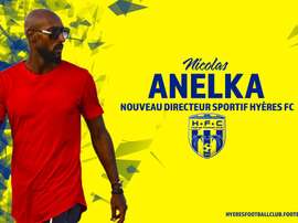 Anelka vuelve al fútbol como director deportivo. Twitter/hyeresfc