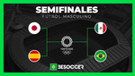 Japón-España y México-Brasil, las semifinales de los Juegos Olímpicos