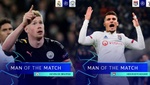 De Bruyne y Aouar, los 'MVP' de Champions para la UEFA