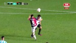Cristaldo vio la roja directa por una brutal patada al pecho