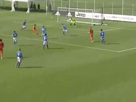 Cristiano Ronaldo scored in Pirlo's Juventus debut. Captura/SkySport