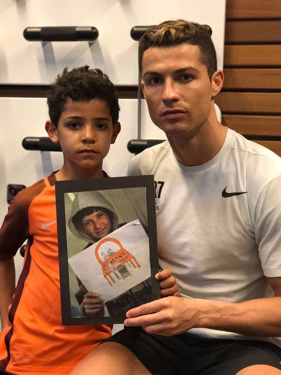 Le Fils De Cristiano Ronaldo Imite Son Pere Avec Ce But Spectaculaire Besoccer