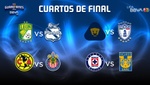 Estos son los cuartos de final del Apertura Mexicano