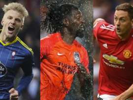 Wass, Adebayor and Matic have family in the footballing world. EFE/AFP/BeSoccer